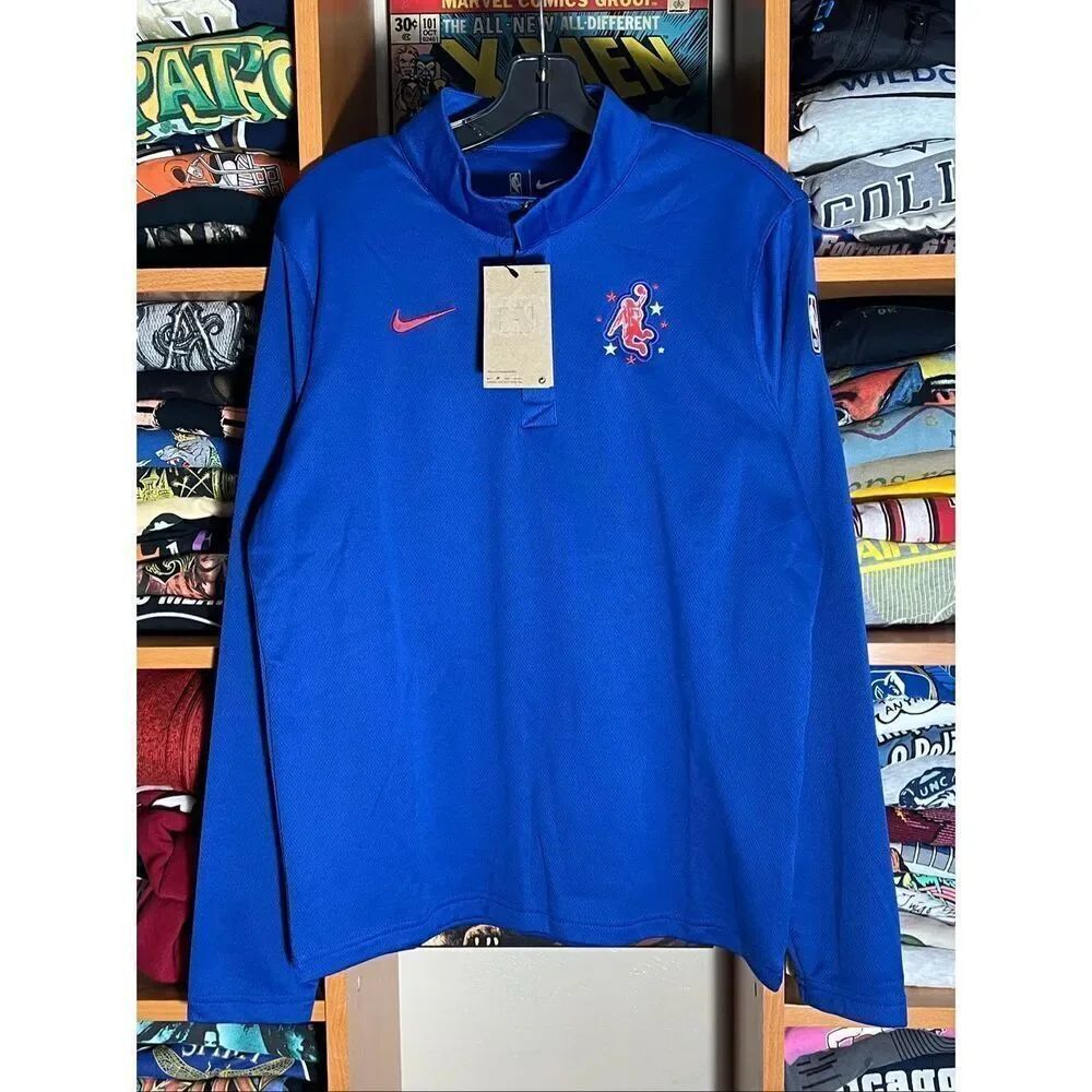 NWT Houston Rockets Nike 2025/26 City Edition Authentic Dri-FIT 1/4 Zip Sweatshi